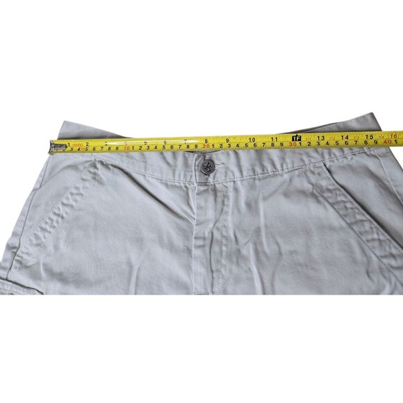 Calvin Klein Jeans women's 100% cotton size 10 khaki shorts mid rise 4.5" inseam - Picture 4 of 6